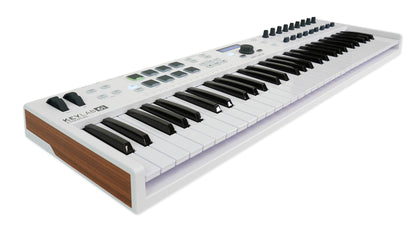 Arturia Keylab Essential 61-Key USB MIDI Keyboard Controller in White+Software