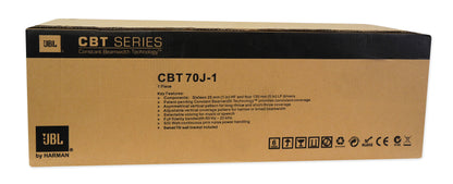 JBL CBT 70J-1 500w 2-Way Swivel Wall Mount Line Array Column Speaker in Black