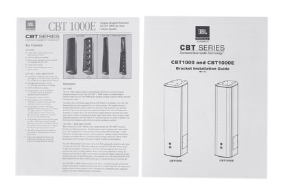 JBL CBT 1000E-WH 1500w Extension for CBT 1000 Line Array Column Speaker in White