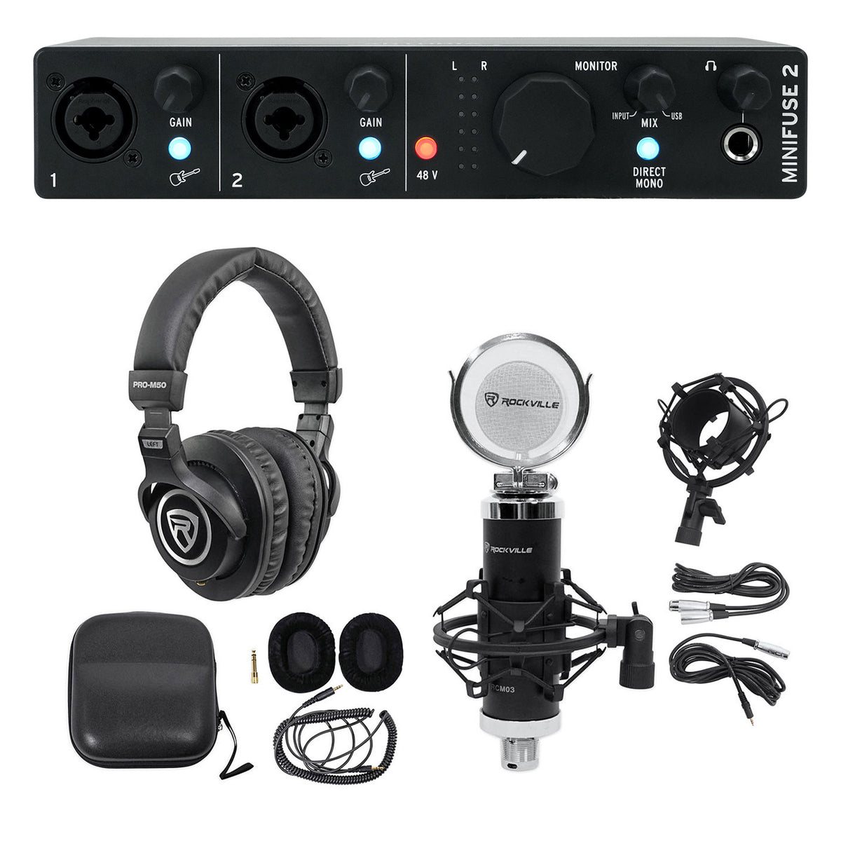 Minifuse 2 Black+RCM03+PRO-M50