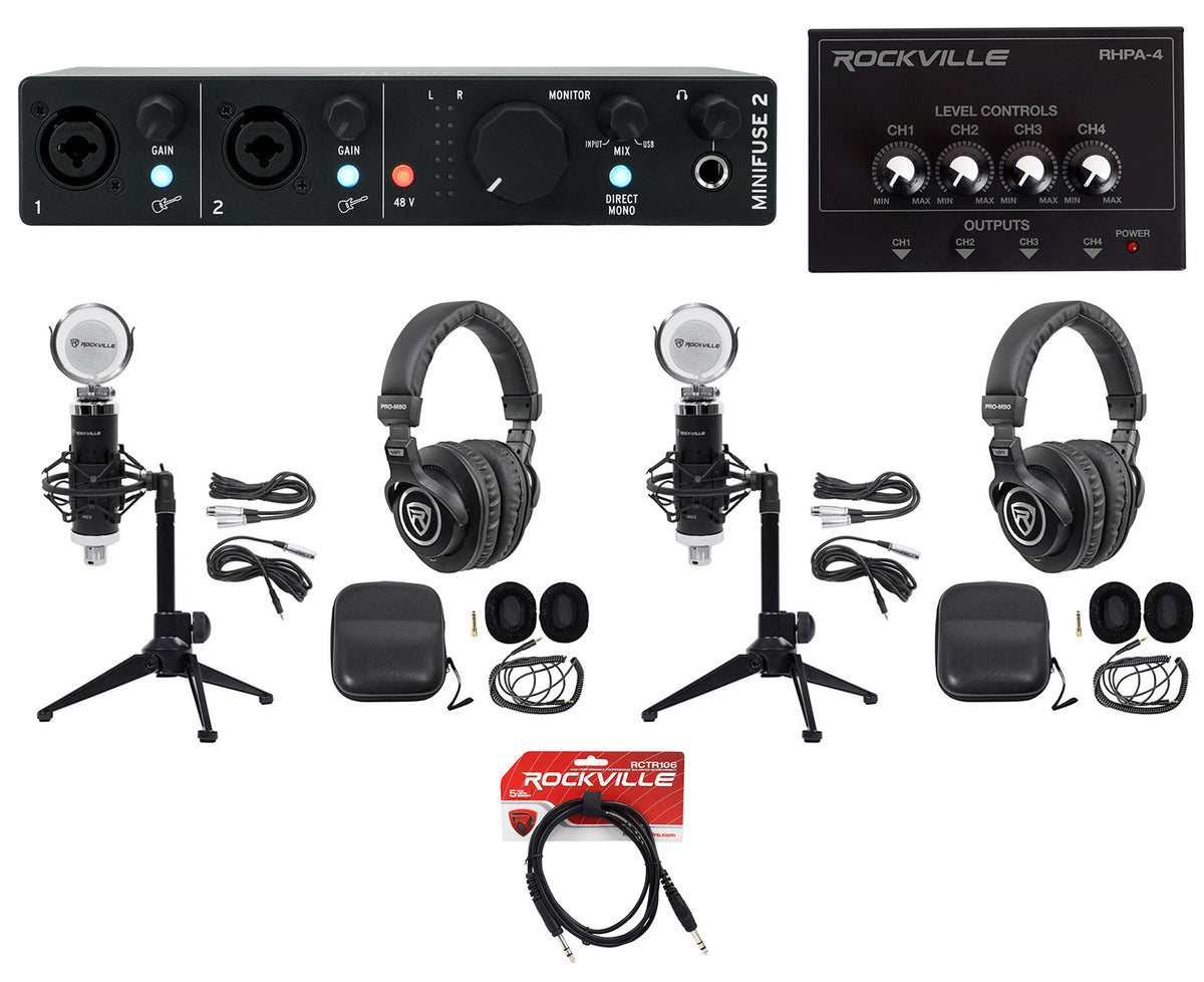 Minifuse 2 Black+RCM03+PRO-M50 BROAD 2