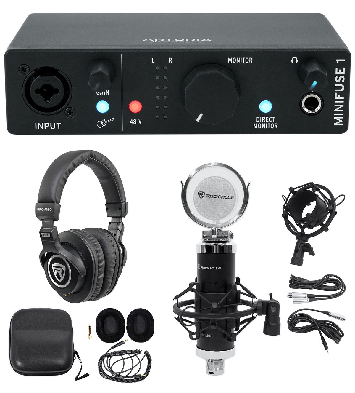 Minifuse 1 Black+RCM03+PRO-M50