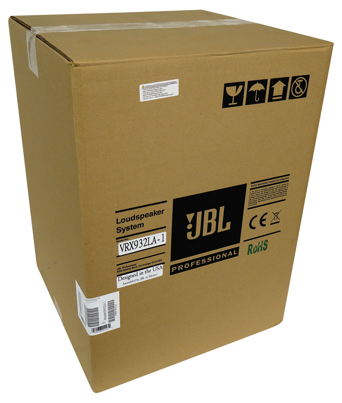 JBL VRX932LA-1 12" 800 Watt Passive Line-Array Speaker in Black