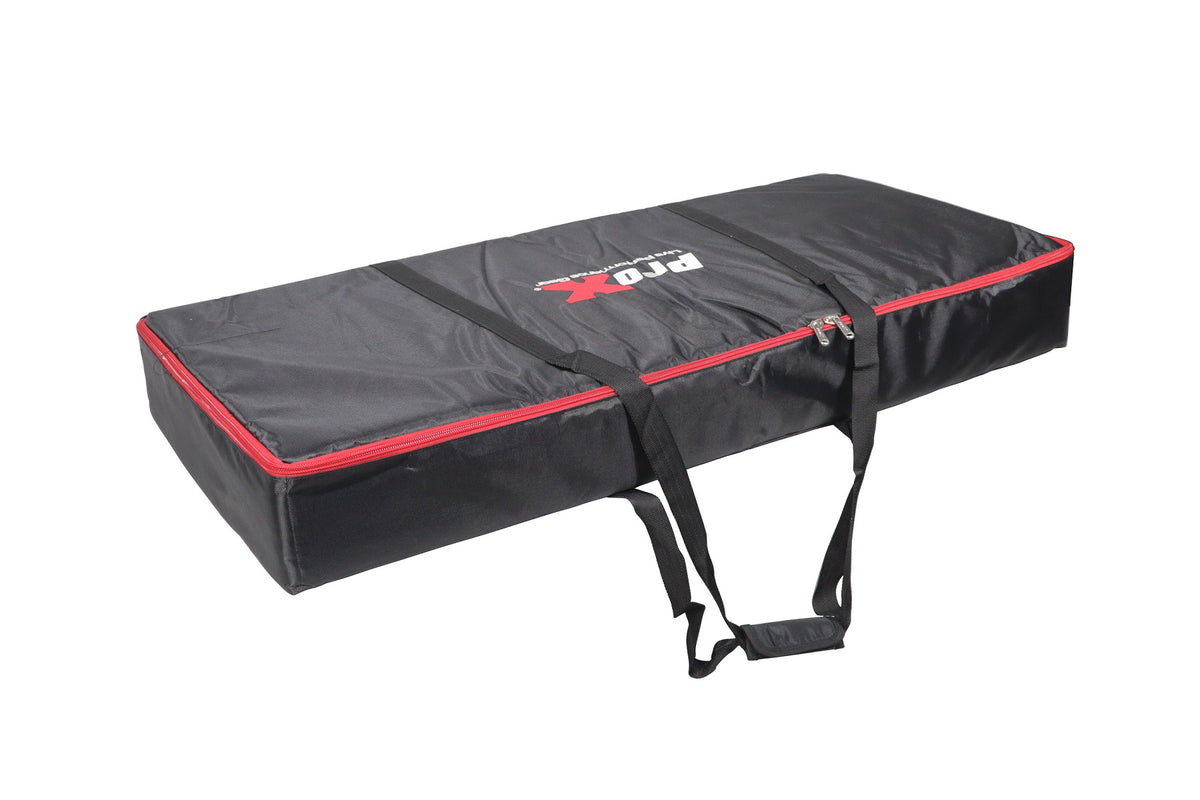XF-VISTA WH MK2 DJ Facade Table Station with White and Black Scrims and Padded Bag