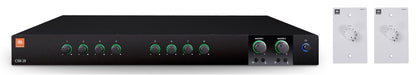 JBL CSM 28 Commercial Mixer/Preamp + (2) White Wall Volume Controllers CSM28