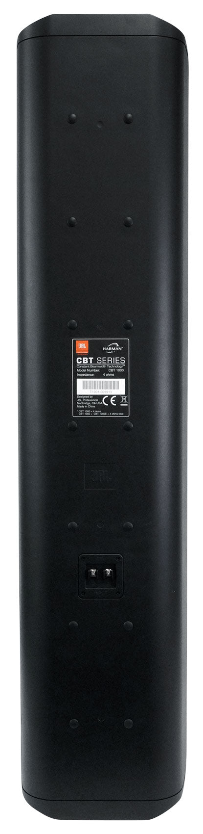 JBL CBT 1000 1500w 2-Way Swivel Wall Mount Line Array Column Speaker in Black