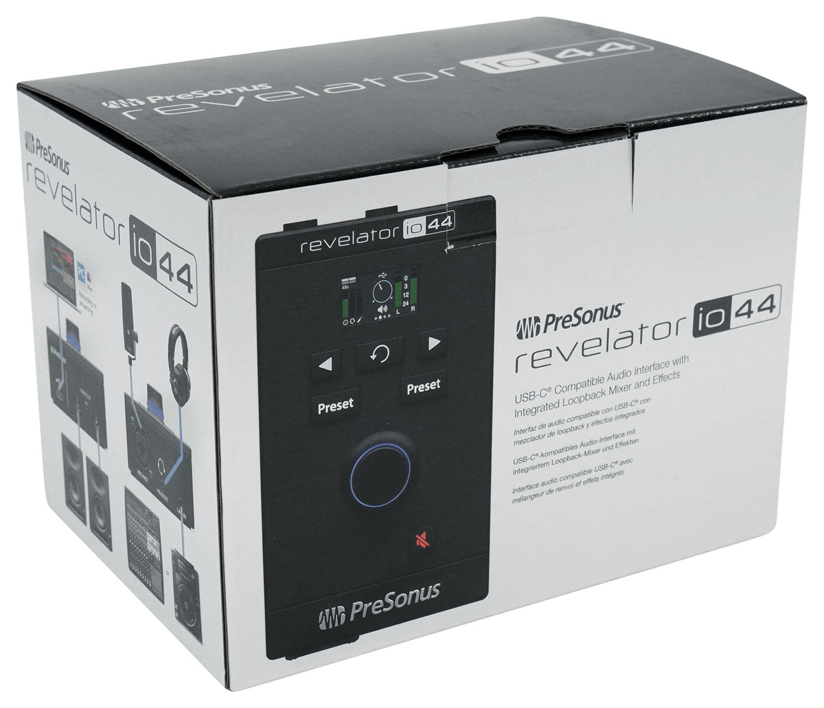 Presonus Revelator io44 USB Audio Recording Interface w/Built-in Mixer/Effects