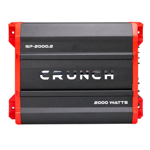 Crunch GP-2000.2 Ground Pounder 2000 Watt 2-Channel Amplifier Car Stereo Amp