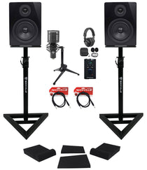 Revelator io44 Home Studio Recording Kit With Monitor Stands