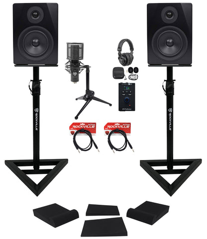 Revelator io44 Home Studio Recording Kit With Monitor Stands