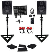 Revelator io44 Home Studio Recording Kit With Monitor Stands and Mic Shield