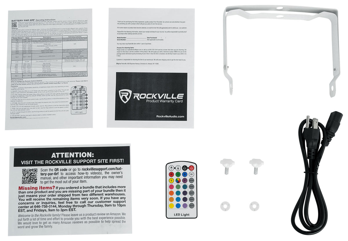 BATTERY PAR 6RF WHITE 4-Pack