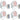 (4) Rockville BATTERY PAR 6RF White Rechargeable Wireless DMX Lights+RF Remotes