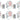 (6) Rockville BATTERY PAR 6RF White Rechargeable Wireless DMX Lights+RF Remotes