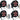 8 Rockville BATTERY PAR 6RF Rechargeable RGBWA+UV Wireless DMX Lights+RF Remotes