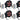 (10) Rockville BATTERY PAR 6RF Rechargeable RGBWA+UV Wireless DMX Lights+Remotes