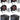 (4) Rockville BATTERY PAR 6RF Rechargeable Wireless DMX Lights+RF Remotes+Bags