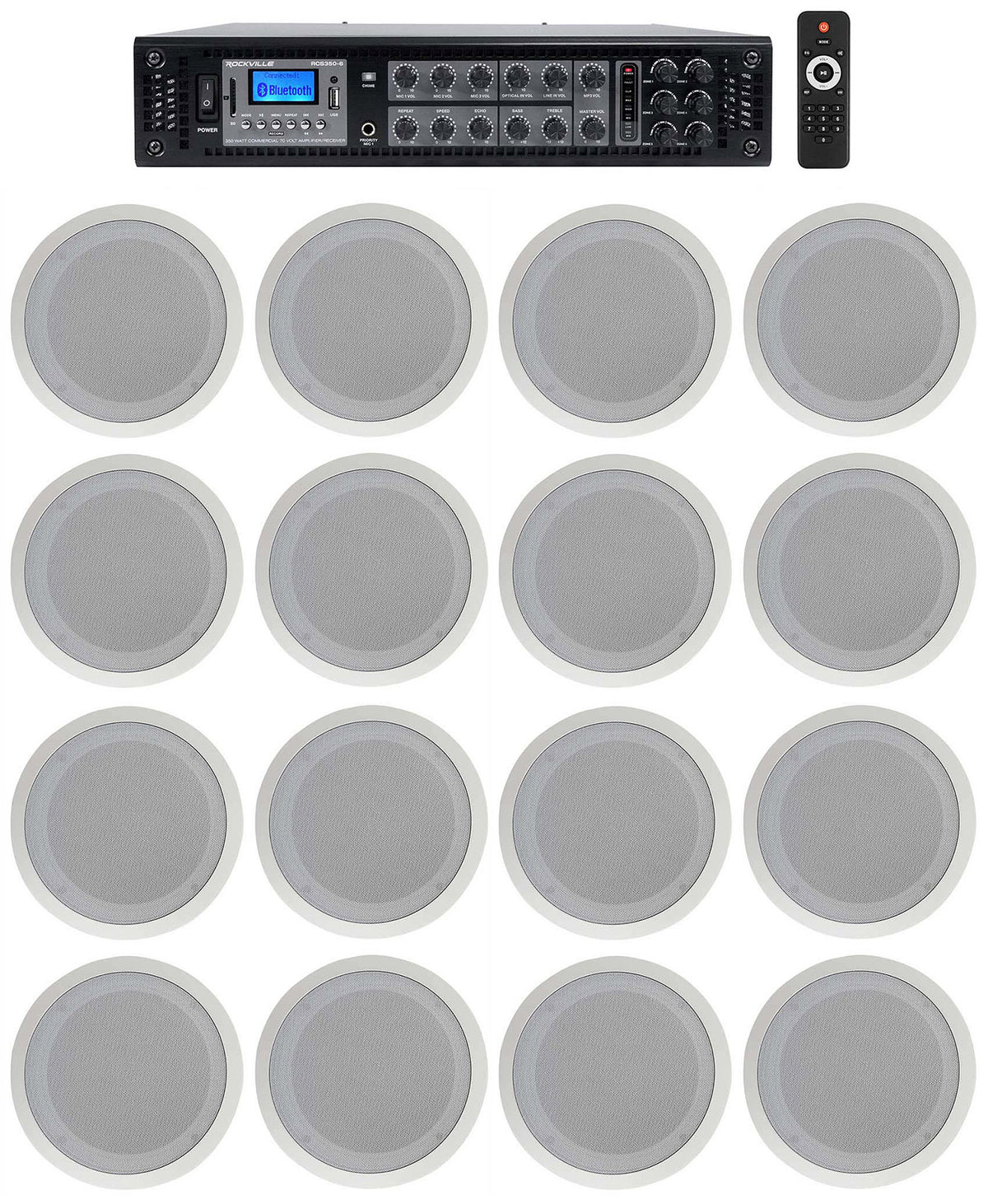RCS350-6 + CC80T White 8-Pack
