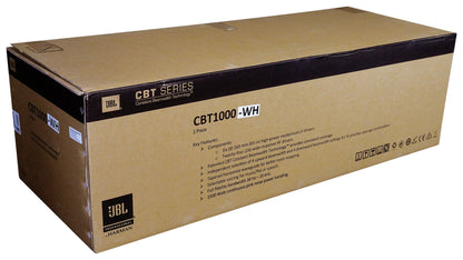 JBL CBT 1000 1500w White Wall Mount Line Array Column Speaker + Extension + Mic