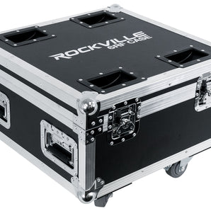 Rockville 6RF CASE Charging Road Case For (8) BATTERY PAR 6RF Lights