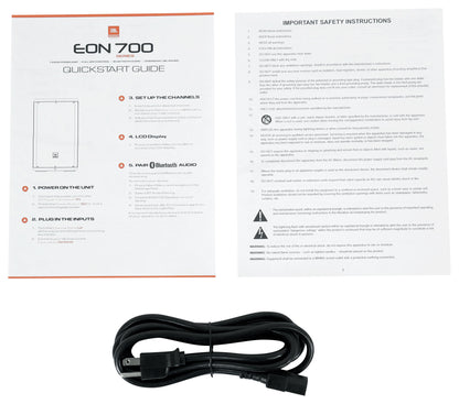 EON715 15" PA Speaker + EON718S 18" Subwoofer + Air-Assist Pole Mount