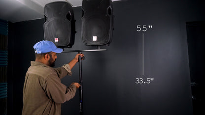 EON715 15" PA Speaker + EON718S 18" Subwoofer + Air-Assist Pole Mount