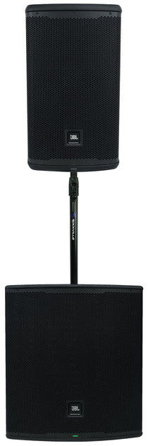 EON710 10" PA Speaker + EON718S 18" Subwoofer + Air-Assist Pole Mount