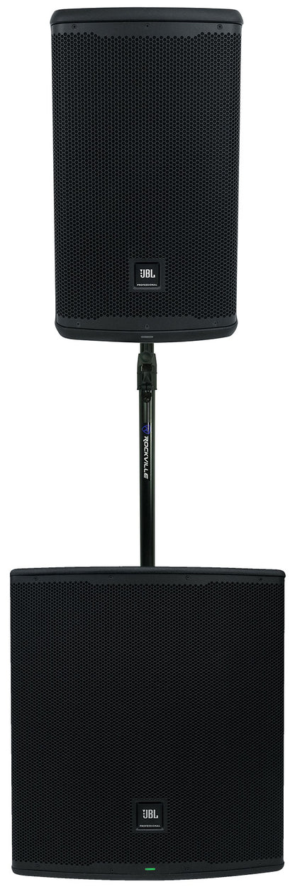 EON710 10" PA Speaker + EON718S 18" Subwoofer + Air-Assist Pole Mount
