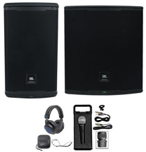 EON710 PA Speaker + EON718S Subwoofer + Wired Mic + DJ Headphones