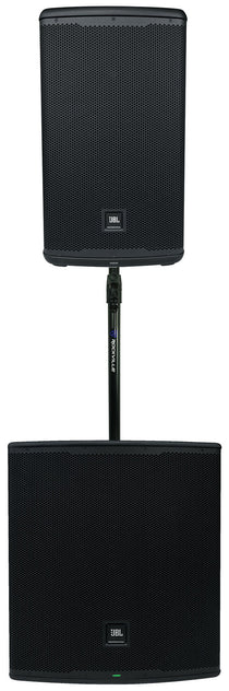 EON712 Speaker + EON718S Subwoofer + Pole Mount