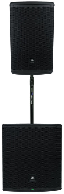 EON715 15" PA Speaker + EON718S 18" Subwoofer + Air-Assist Pole Mount