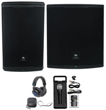 EON715 PA Speaker + EON718S Subwoofer + Wired Mic + DJ Headphones