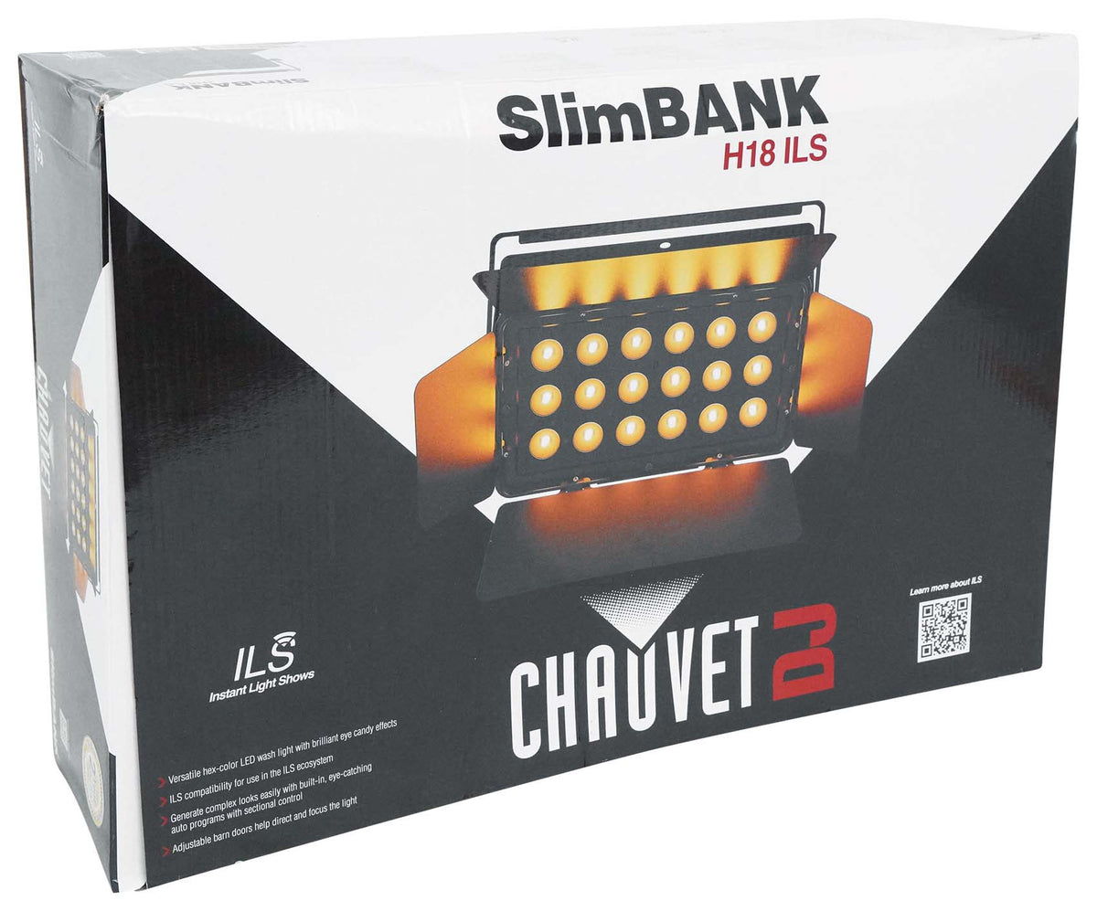 (2) SlimBANK H18 ILS Wash Par Lights