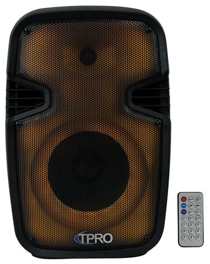 Technical Pro PLIT8 Rechargeable Portable 8" Bluetooth Party Speaker with LED