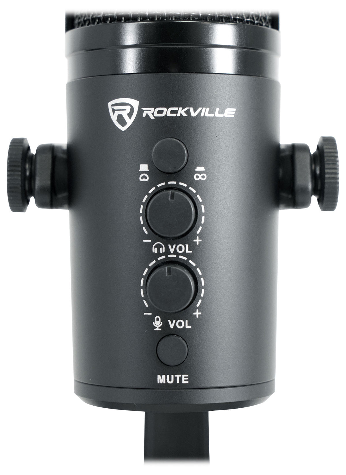 Rockville ROCK-STREAM PRO Gaming Streaming Recording Dual Pattern USB Microphone