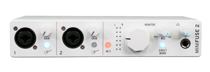 Arturia Minifuse 2 White 2x2 USB MIDI Audio Recording Interface+Software