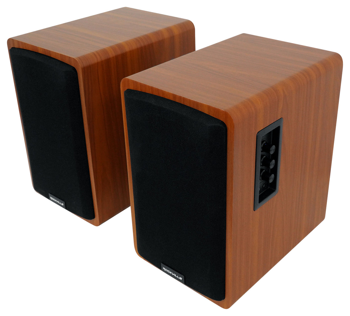 Rockville ELITE-5C Wood 800w Home Theater 5.25" Bluetooth Bookshelf Speakers