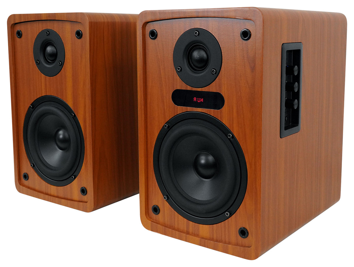 Rockville ELITE-5C Wood 800w Home Theater 5.25" Bluetooth Bookshelf Speakers