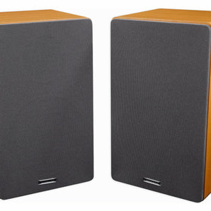 (2) Rockville RockShelf 68C 400w Wood 6.5 inch Home Theater Bookshelf Speakers/8 Ohm