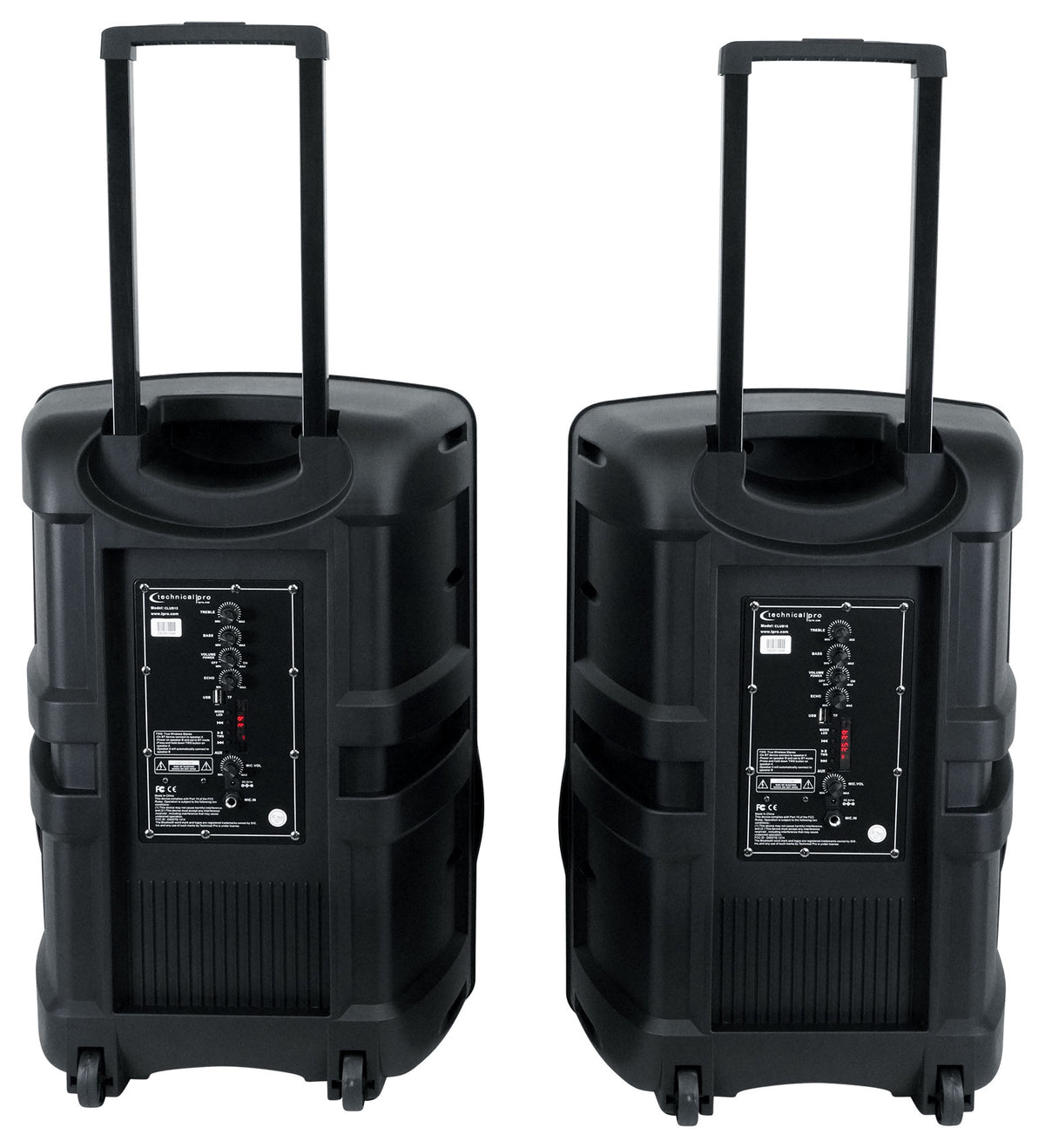 CLUB15 15" Rechargeable Bluetooth Speakers