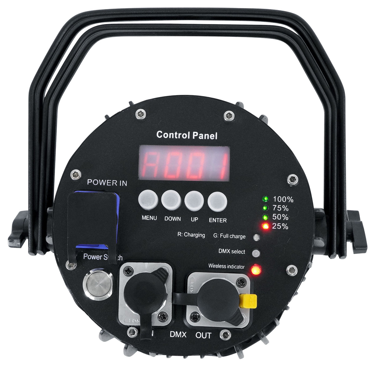 (2) BEST PAR H2O Water Resistant Lights+Bag+Wireless DMX Controller