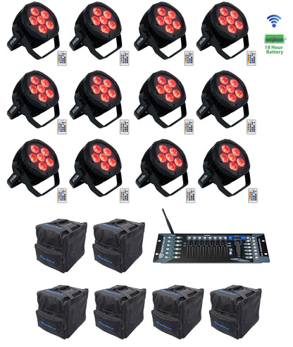 BEST PAR H2O 12-Pack + ROCKFORCE W2 Controller + RLB40 Bags Bundle