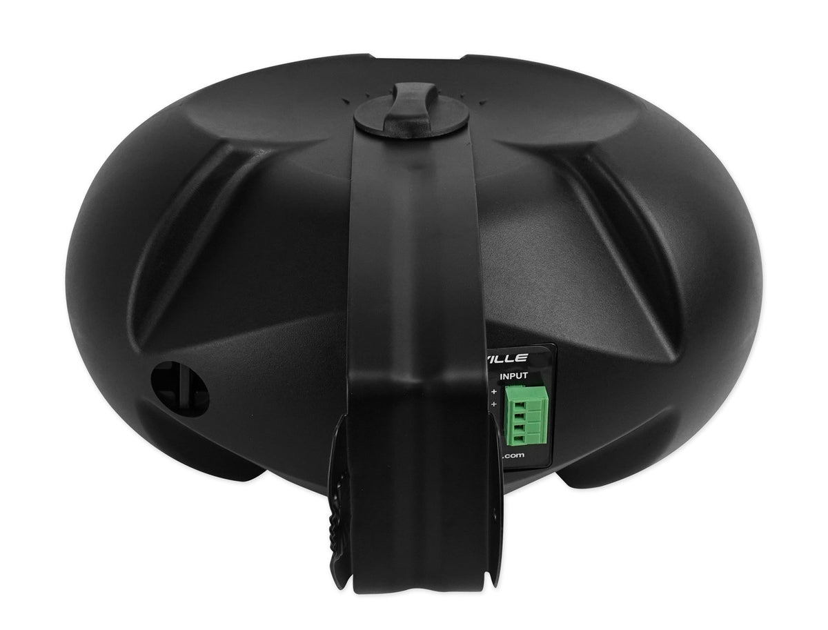 Rockville D4-8 Black Dual 4" 8 Ohm Wall Mount Swivel Outdoor Home Patio Speaker