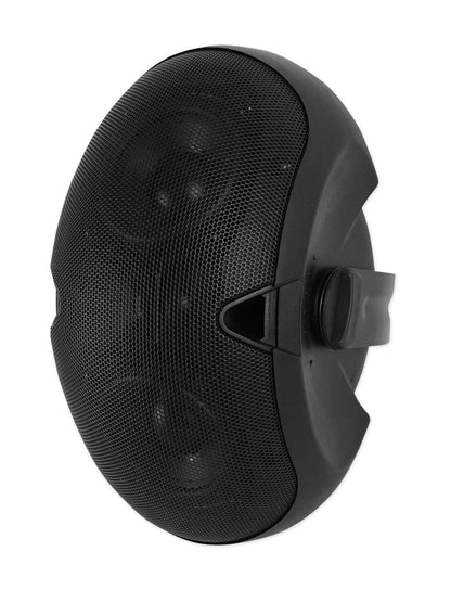 Rockville D4-8 Black Dual 4" 8 Ohm Wall Mount Swivel Outdoor Home Patio Speaker