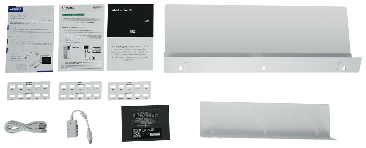 Arturia KeyLab 88 MkII USB MIDI Hammer Action 88-Key White Keyboard Controller