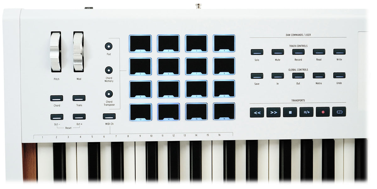 Arturia KeyLab 88 MkII USB MIDI Hammer Action 88-Key White Keyboard Controller
