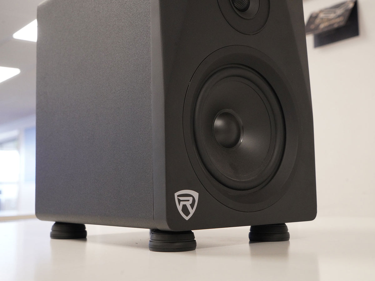 JBL 104SET-BTW Pair Bluetooth Powered Active Studio Monitors+Isolation Feet Pads
