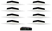 JBL CSMA 180 Commercial 70v Amplifier+(8) Drop Ceiling Tile Speakers For Office