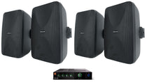 JBL CSMA 1120 Commercial 70v Amplifier Mixer+4) Speakers For Restaurant/Bar/Cafe