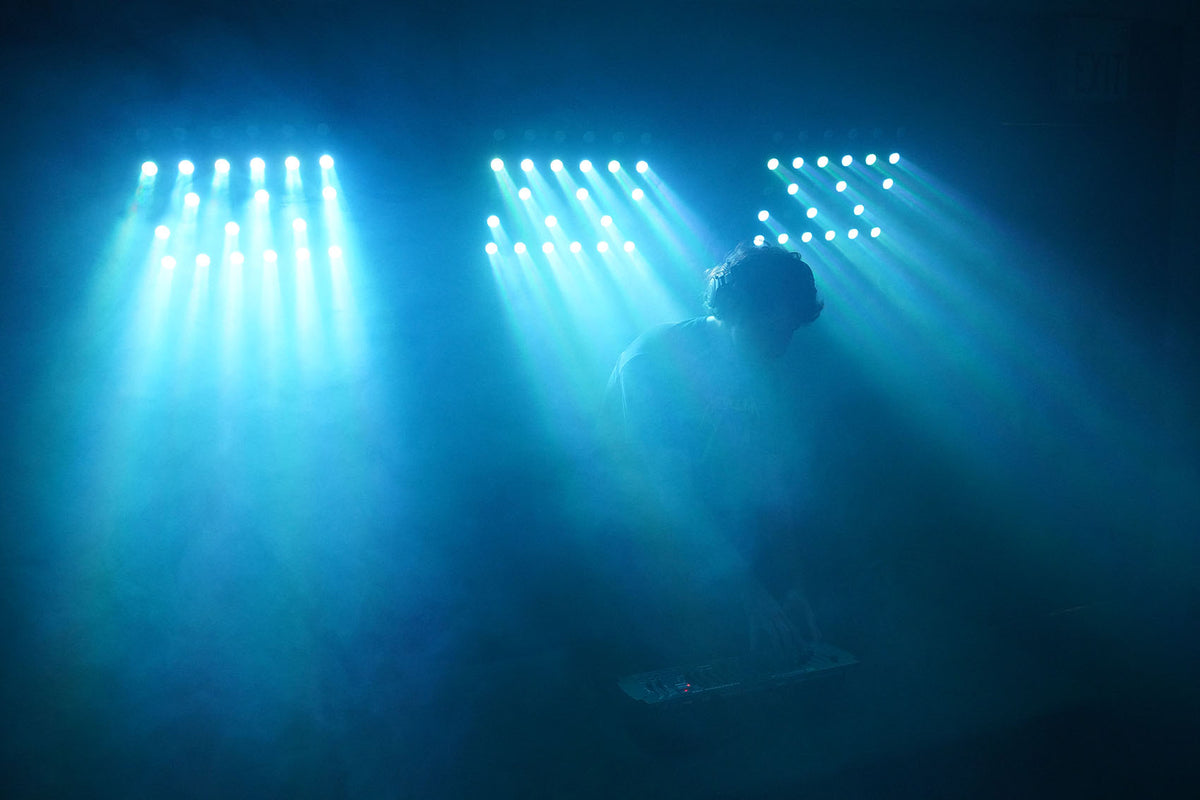 (2) STAGE MATRIX 36 RGB 6x6 Matrix DJ Blinder Lights + DMX Controller